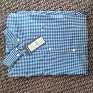 Vineyard Vines size 18 (xl) "whale shirt," 100% cotton? Whale logo, blue check